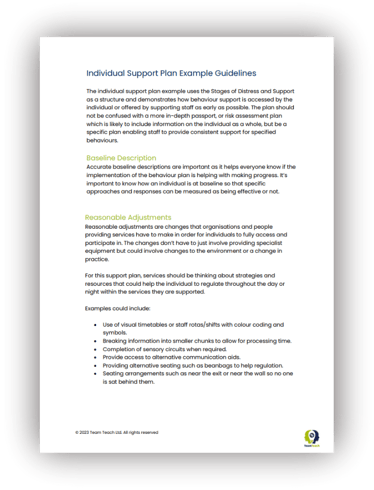 LP - Form to access support plans template and guidance - INT